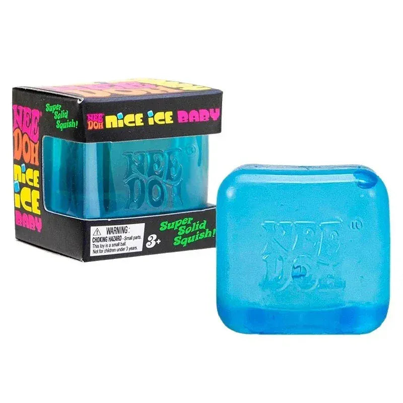 Needoh Nice Cube Sensory Stress Reliever Fidget Tool for Anxiety & Focus Desk Sensory Cube for Adults & Kids