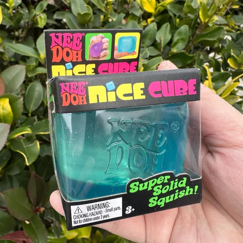 Needoh Nice Cube - Pocket Stress Relief Fidget for Anxiety & Focus