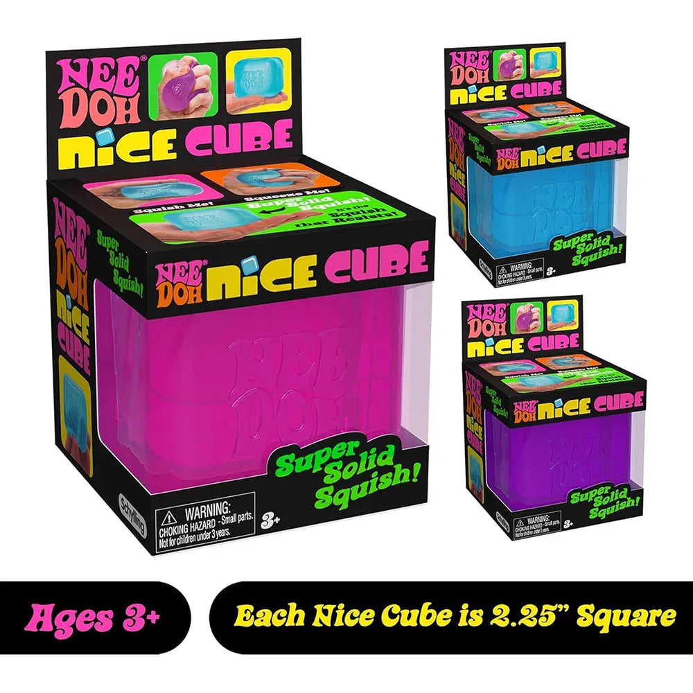 Schylling Needoh Nice Cube Sensory Fidget Toy Cube Stress Relief Tool